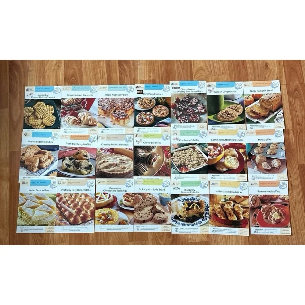 Bundle‎ of 21 vintage easy to bake easy to make recipes